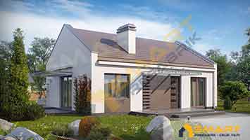 104 m2 Çelik Ev Modelleri Modern Mimarı