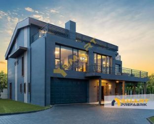 Ankara 850 m2 Terrace Mogan Çelik Villa Modelleri