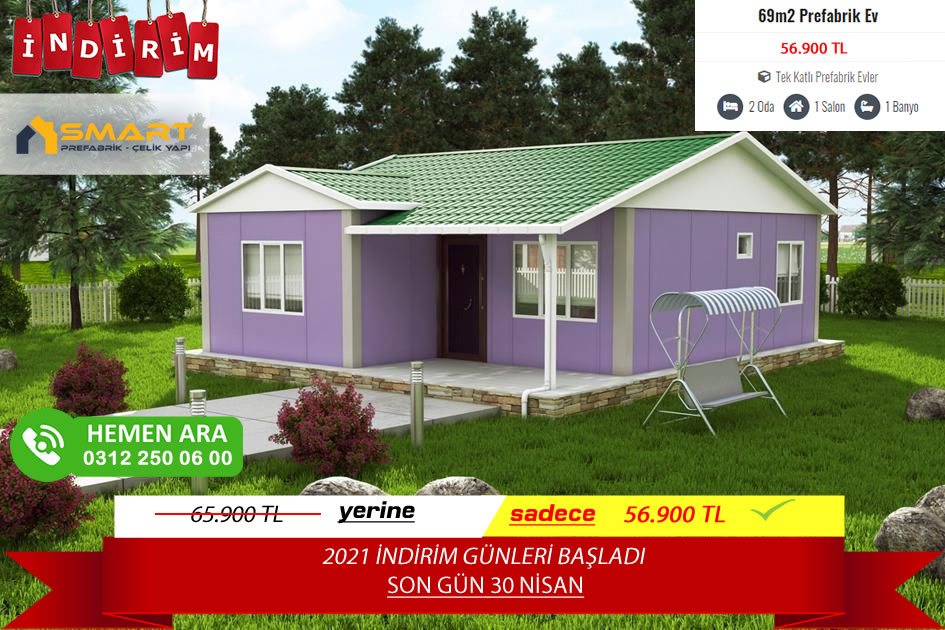 Denizli Prefabrik Ev Smart Celik Ev Ve Celik Villa Kampanya Basladi