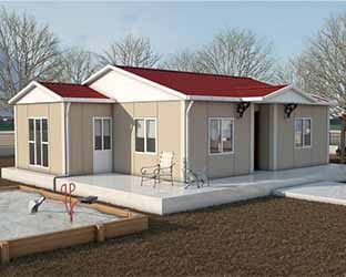 72 m2 Prefabrik Ev