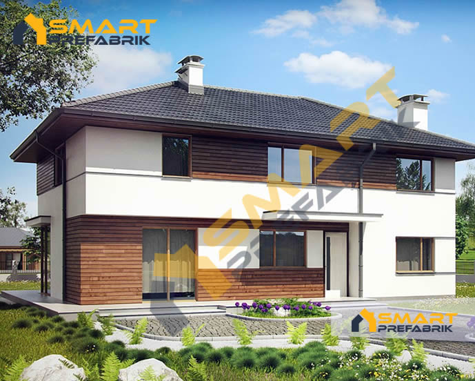 Hacılar 240 m2 İki Katlı Villa