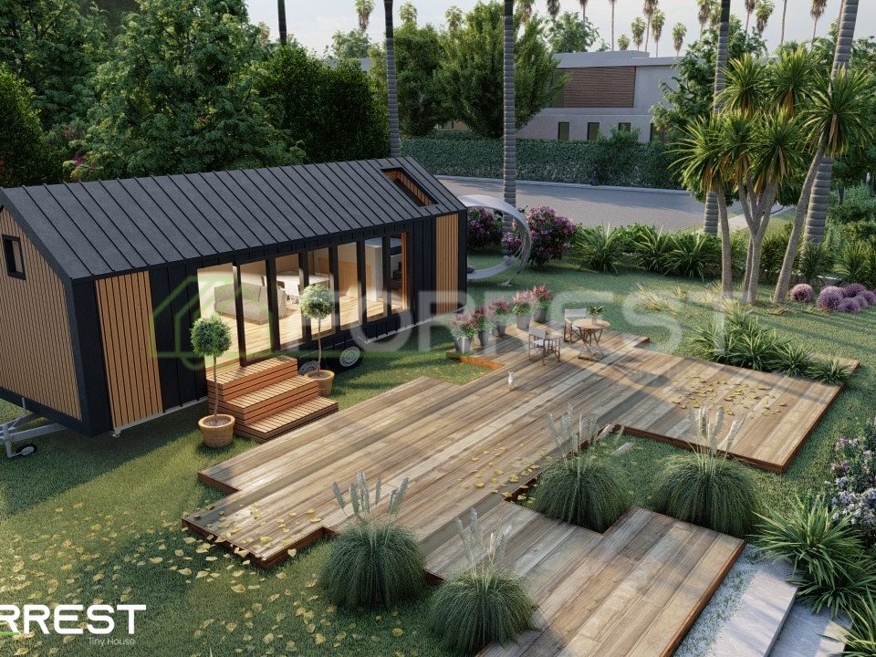 Forrest Tiny House Model 7 Ön yan görünüm