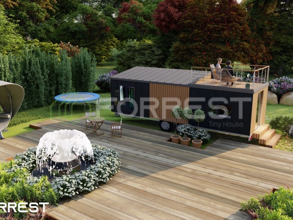 Forrest Tiny House Model 8 Üst Görünüm