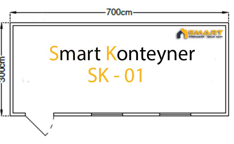 Smart Konteyner - SK- 01 Yaşam Konteyneri