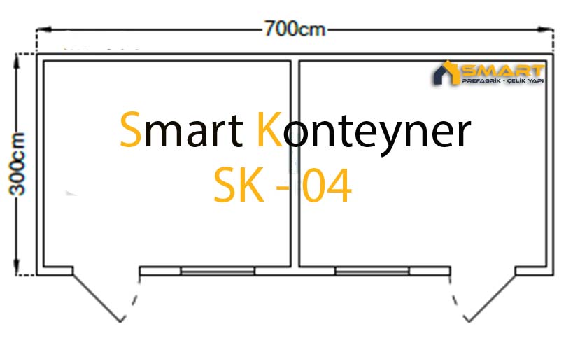 Smart Konteyner - SK- 04 Yaşam Konteynerı