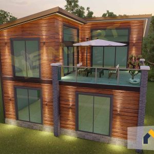 Bursa İznik185 m2 Çelik Ev