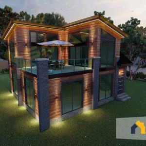 185 M2 Çelik Villa Modeli