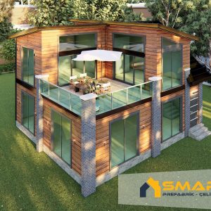 185 m2 Çelik Villa Modeli
