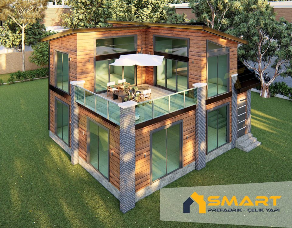 185 m2 Çelik Villa Modeli